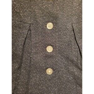 Girl Black Glitter Peacoat Baby 18mth Shimmery Sparkle Sprakly Satinette Toddler